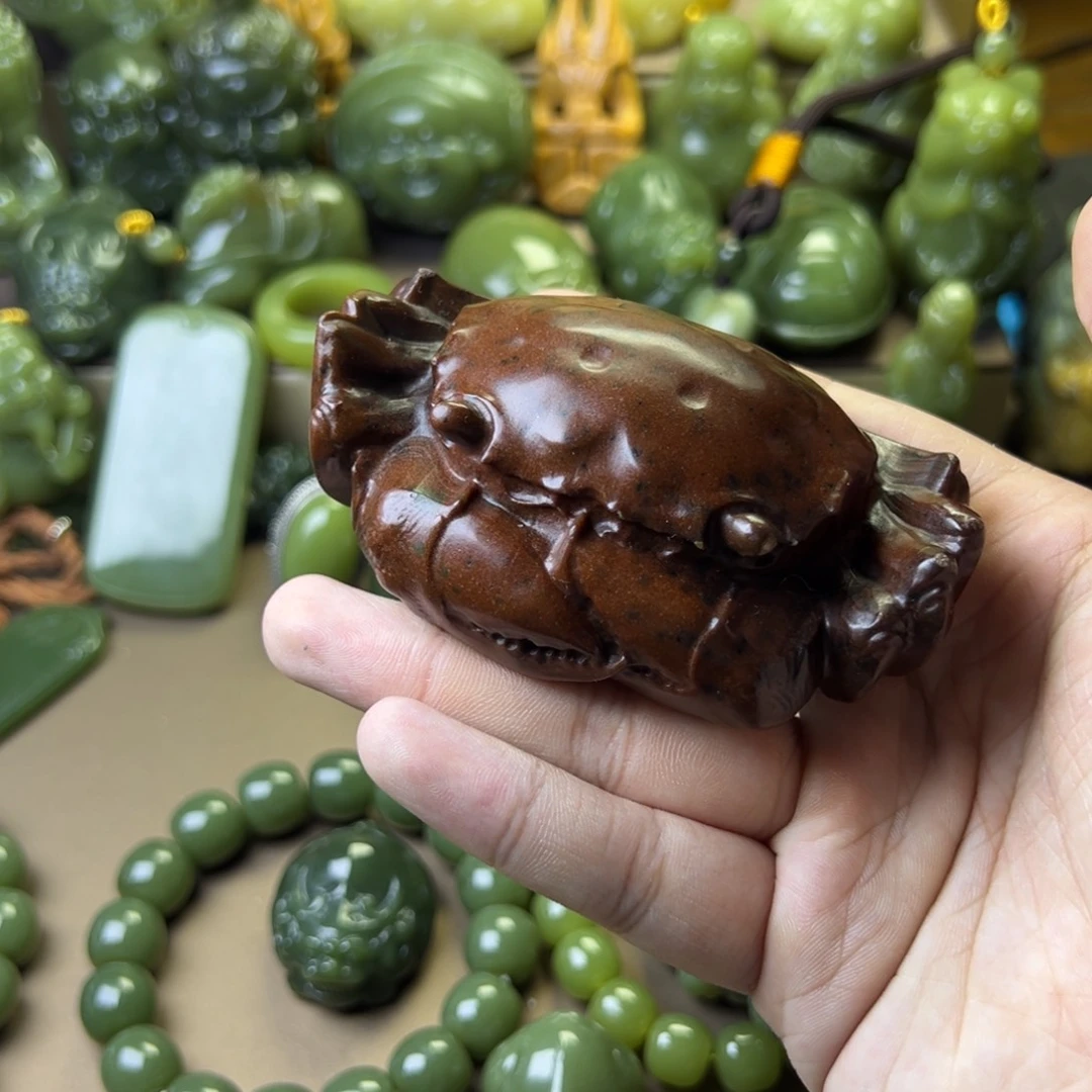 岫岩老玉（透闪石质玉）把件未镶嵌