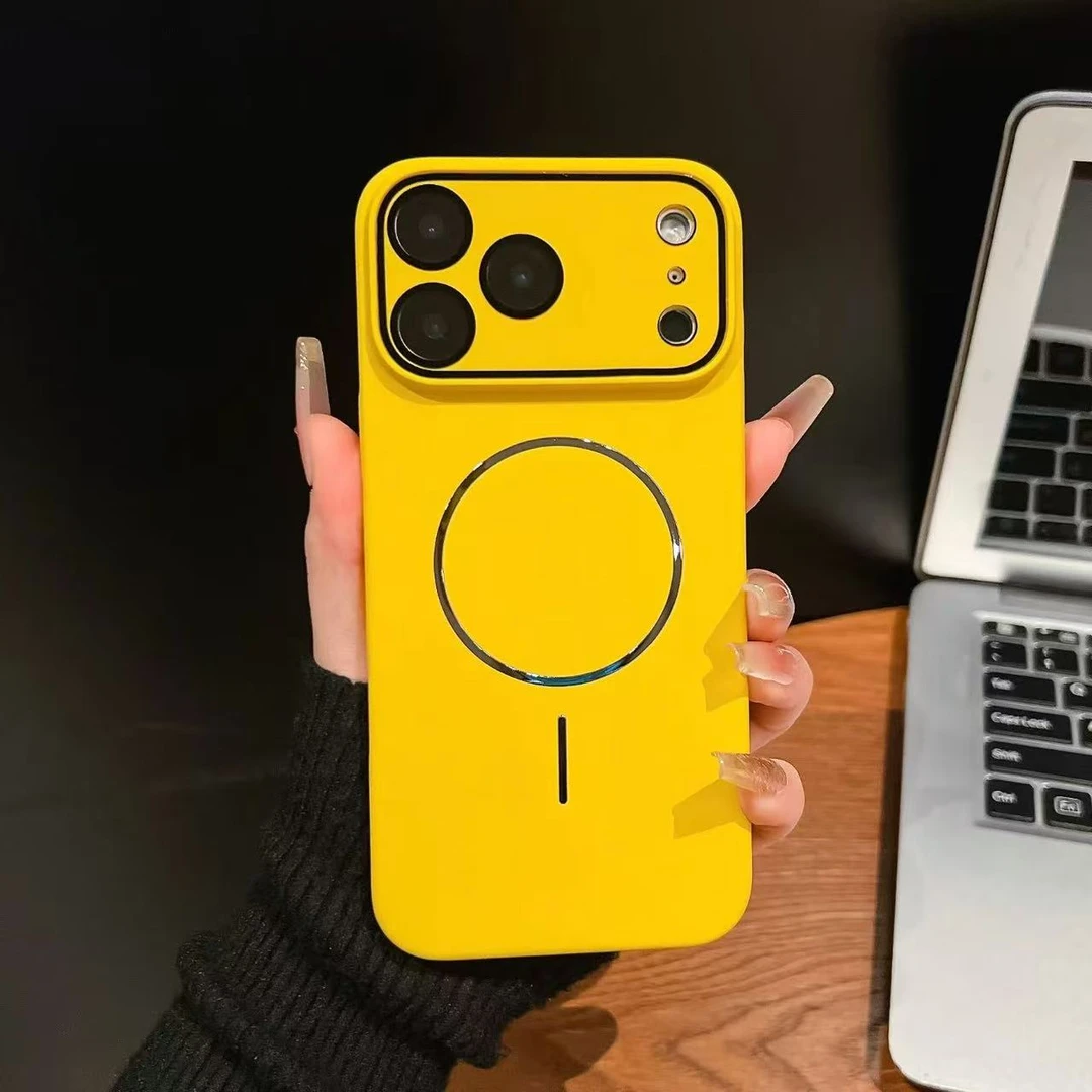 细圈磁吸高级适用苹果17promax自带镜头膜16-11亚克力防摔手机壳