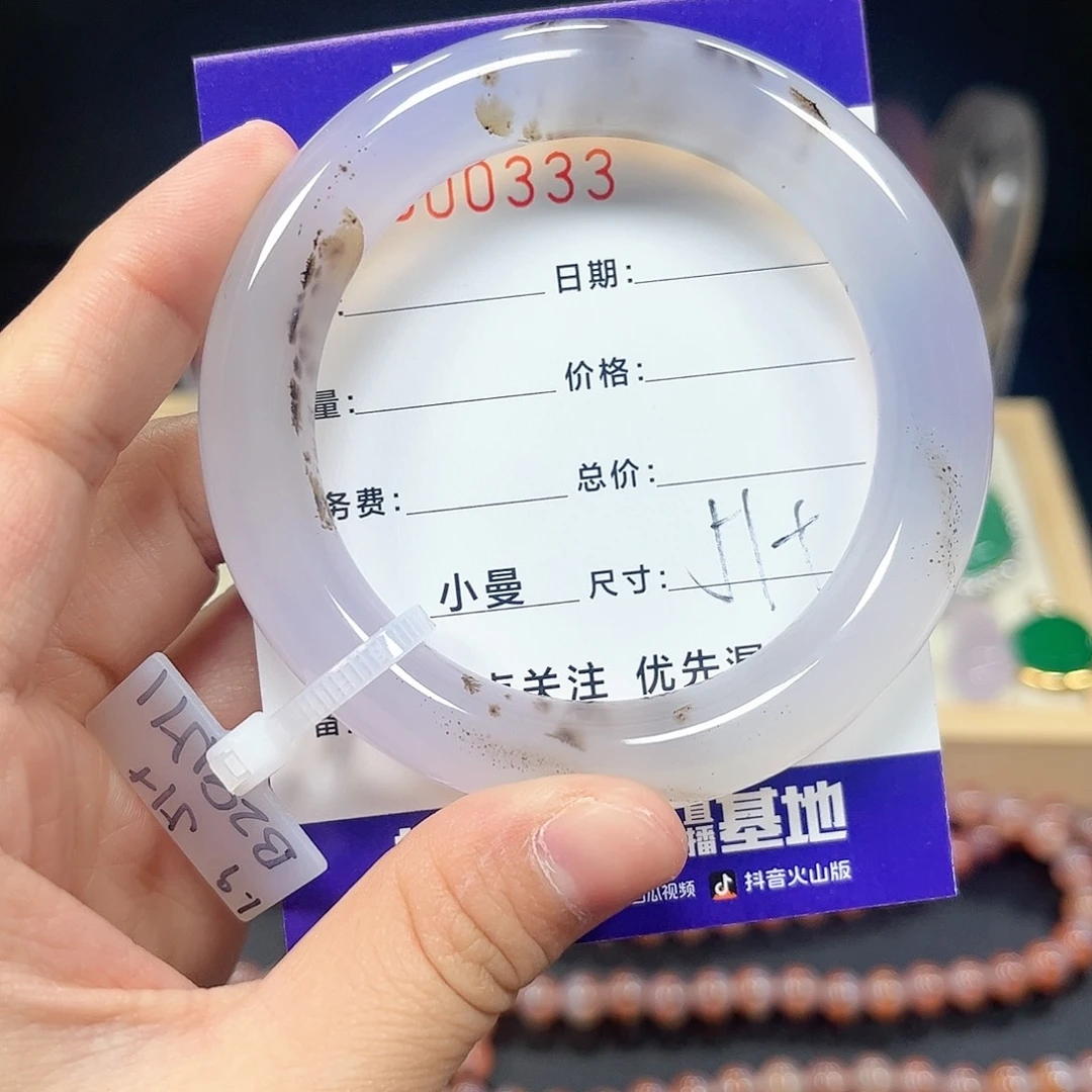 石英质玉颈饰银S925镶嵌