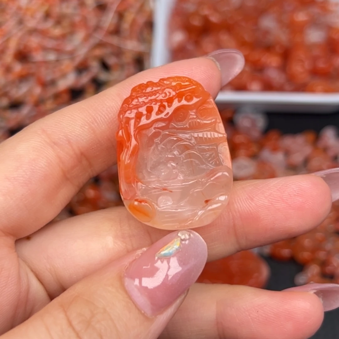 南红玛瑙未镶嵌手链