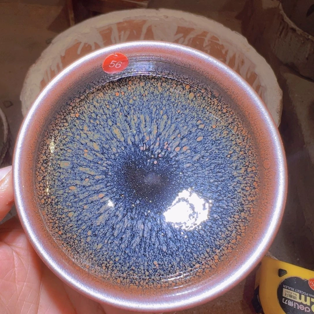 茶盏56 建窑建盏长聚龙窑