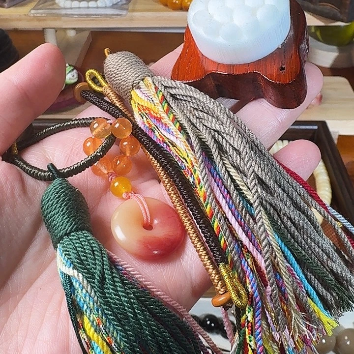 尹***a毛线手工编绳➕驼骨➕刷子