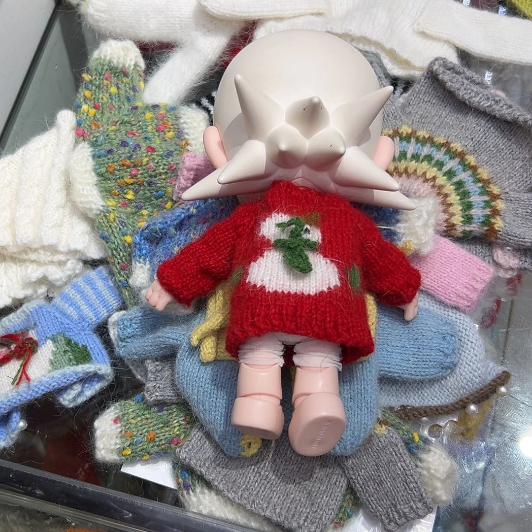 加长版针织毛衣新款