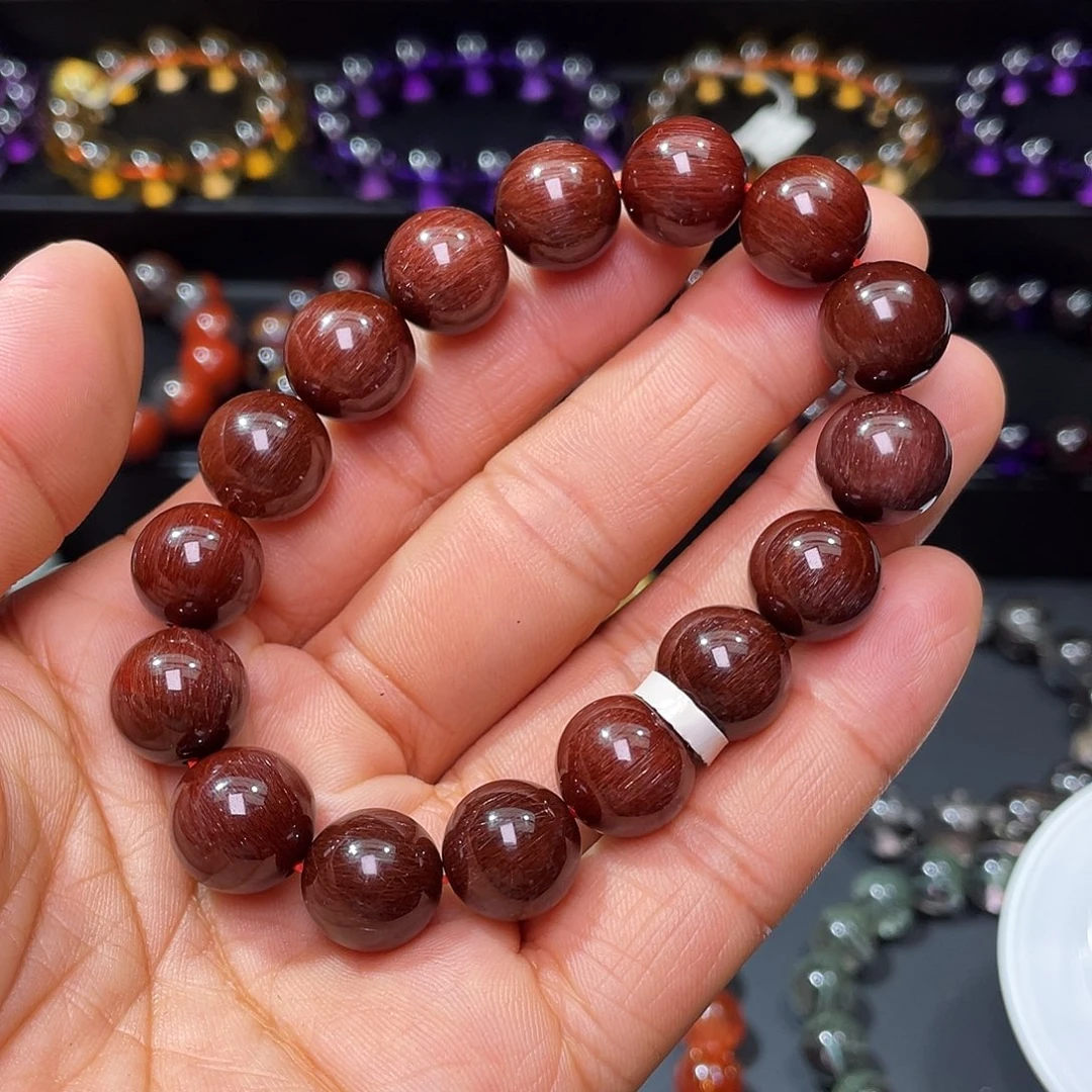 未镶嵌手链水晶毕业级红发晶