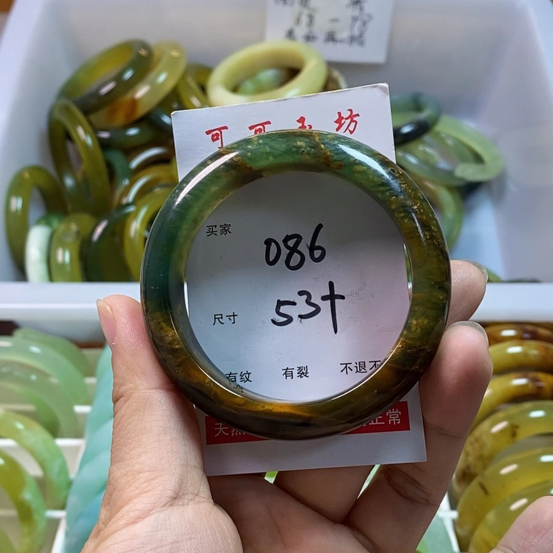 【闪购商品】蛇纹石玉手镯未镶嵌