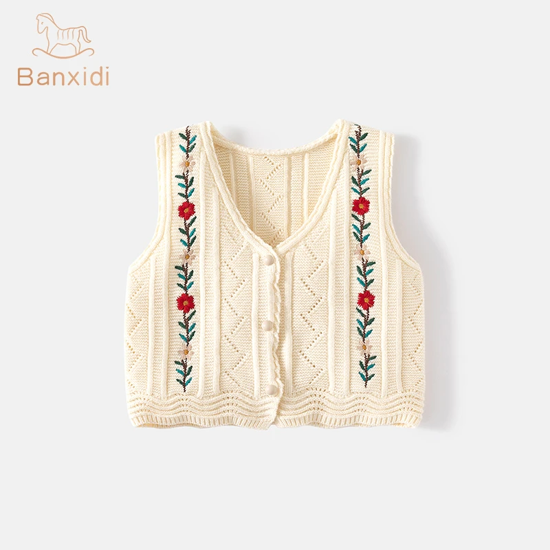 班喜迪女童马甲秋冬2025新款洋气百搭儿童背心宝宝坎肩外穿秋冬装