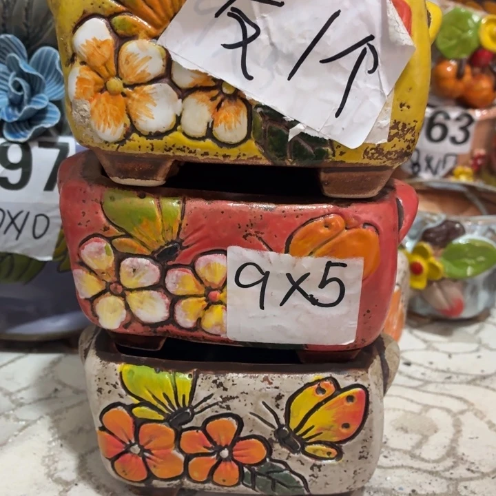 多肉花盆满15包邮