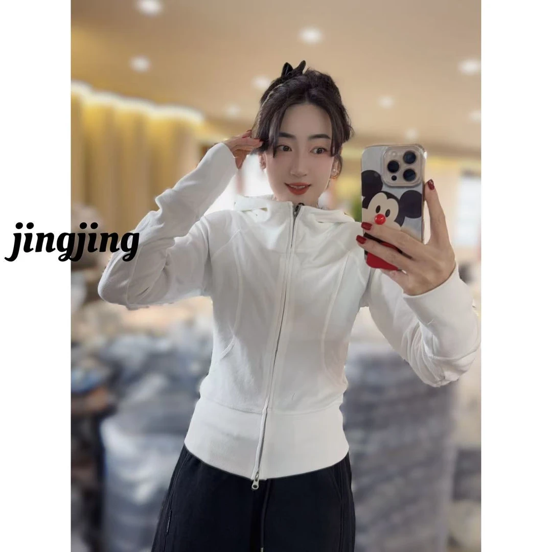 早春新款休闲百搭双拉链连帽卫衣（16937）