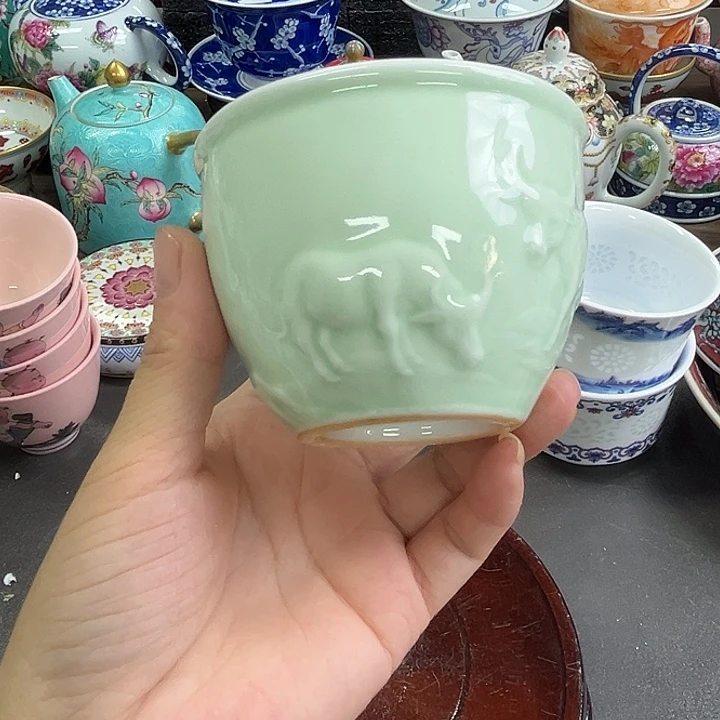 摆件退****后景德镇陶瓷老厂瓷