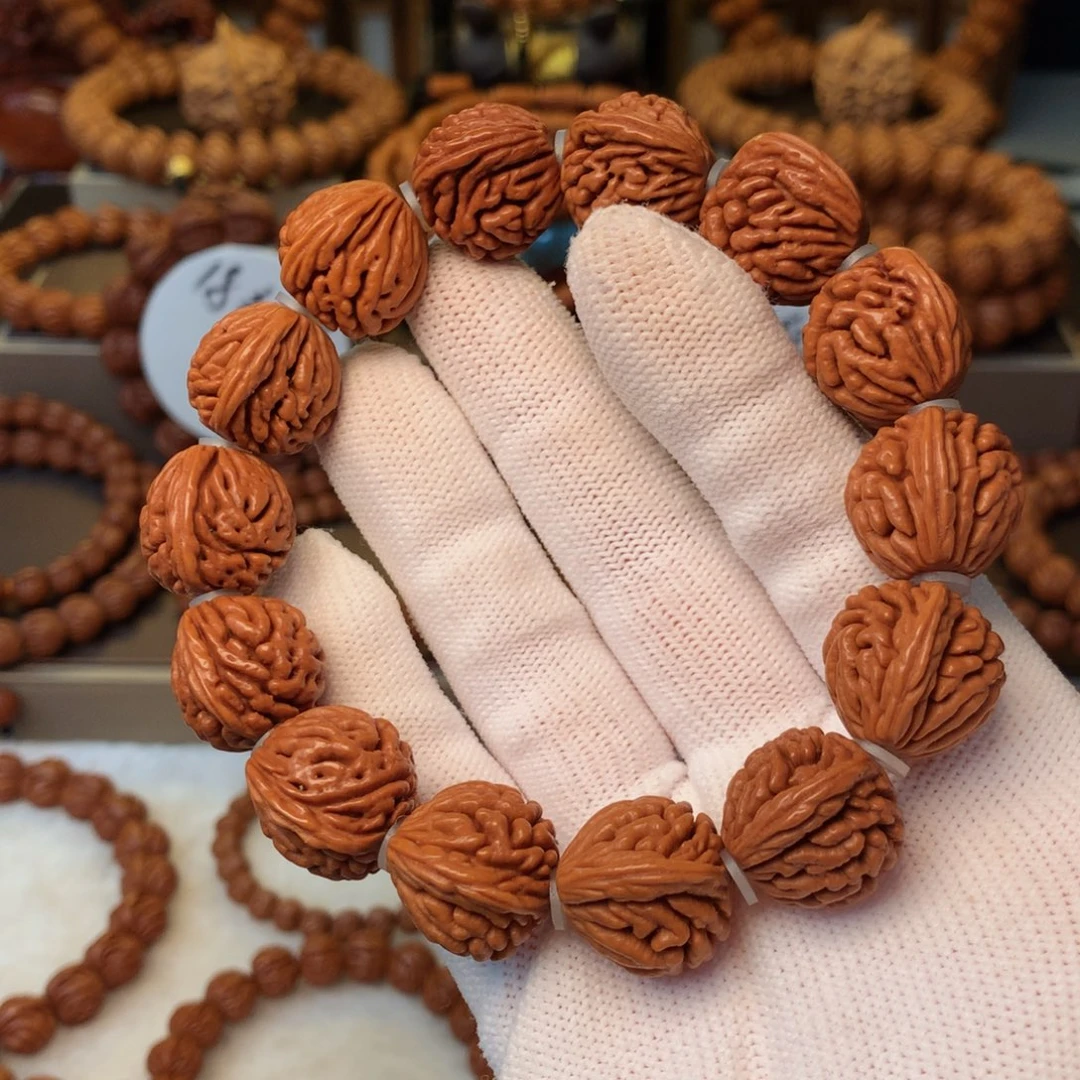 手串桃核秦岭龙纹