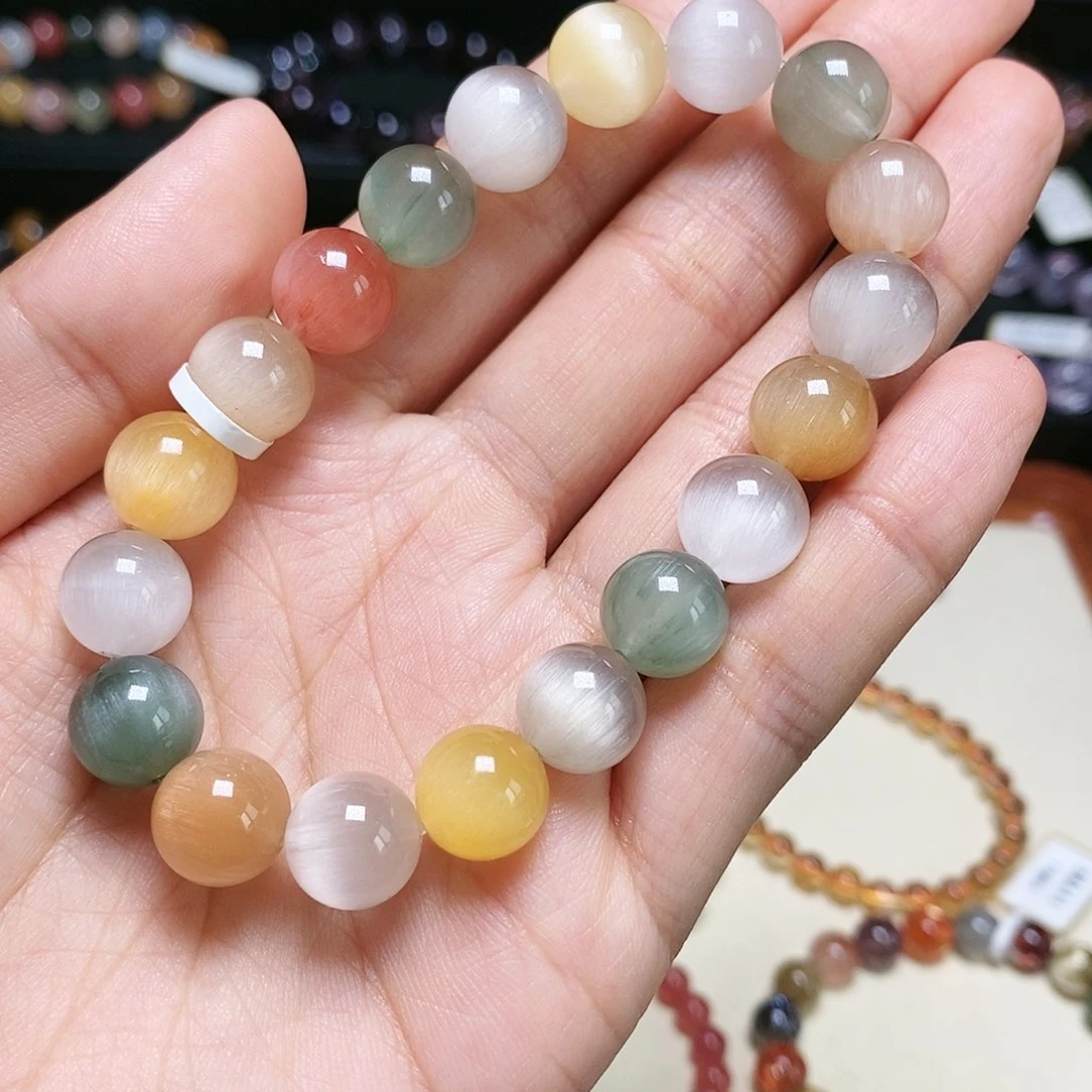 水晶手串未镶嵌兔毛