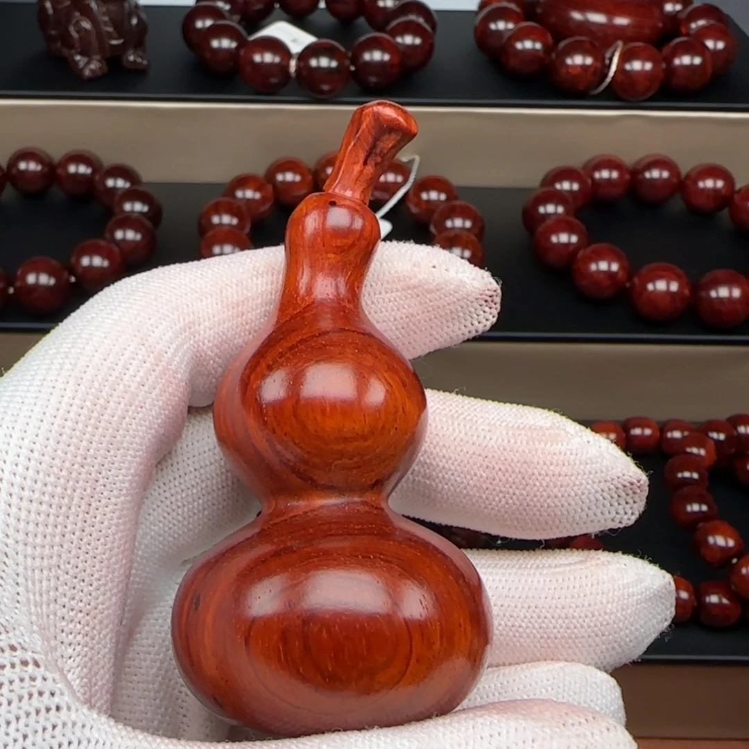 艾***航手串/手链小叶紫檀印度小叶紫檀葫芦