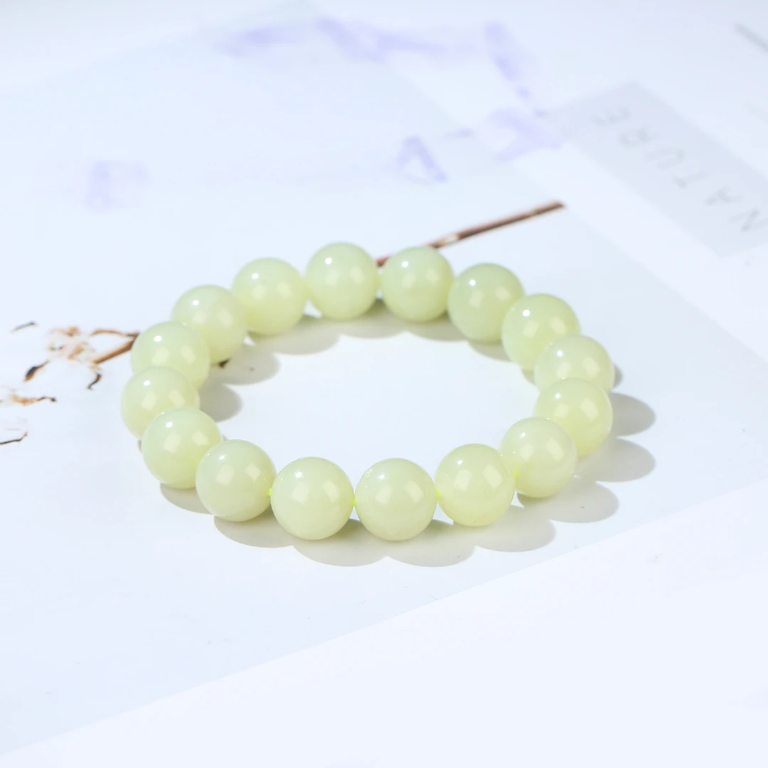 【麦子家族秋季特惠】天然和田玉手串11-12百搭 SC757