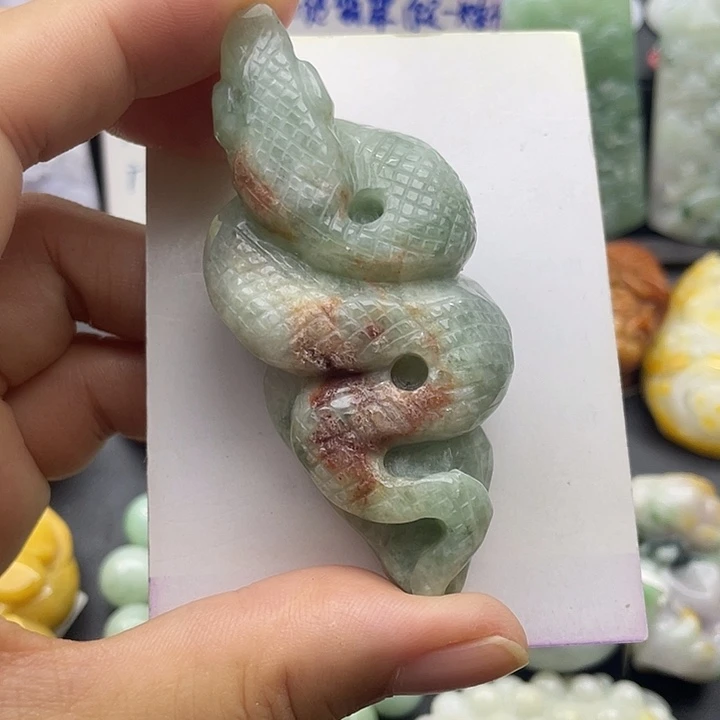 翡翠未镶嵌颈饰天然翡翠