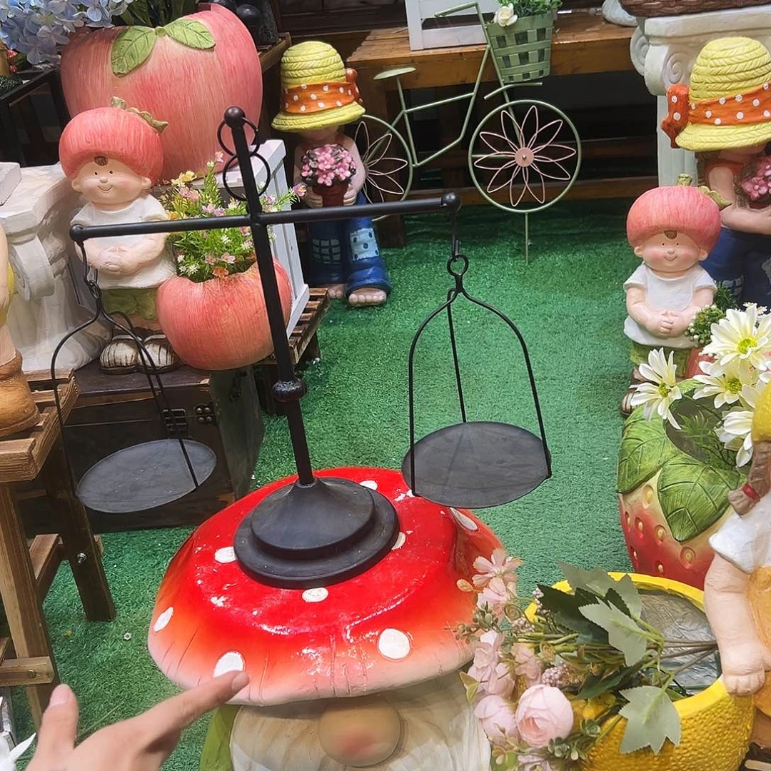 花园摆件红红火火