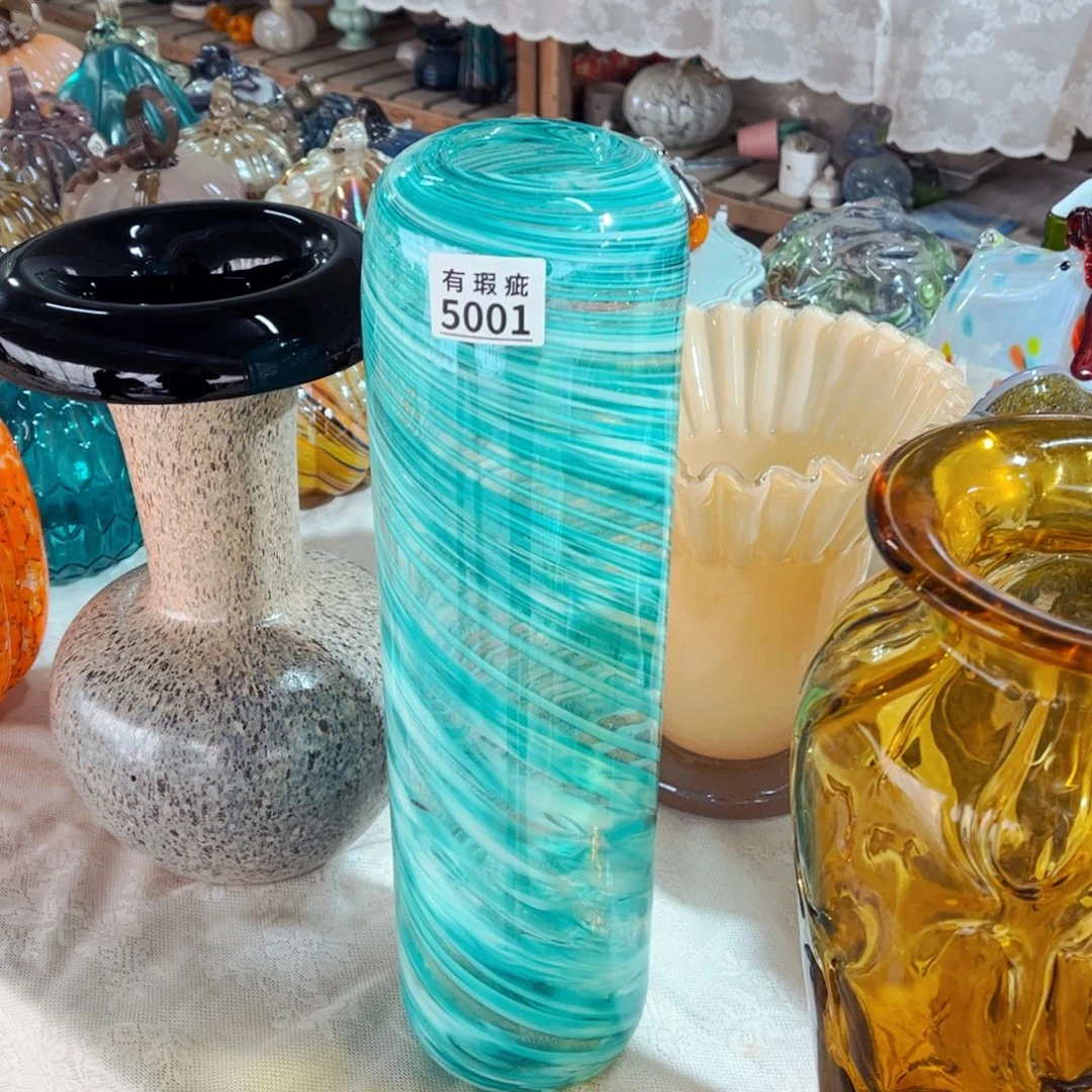 琉璃5001微瑕高44 花瓶摆件
