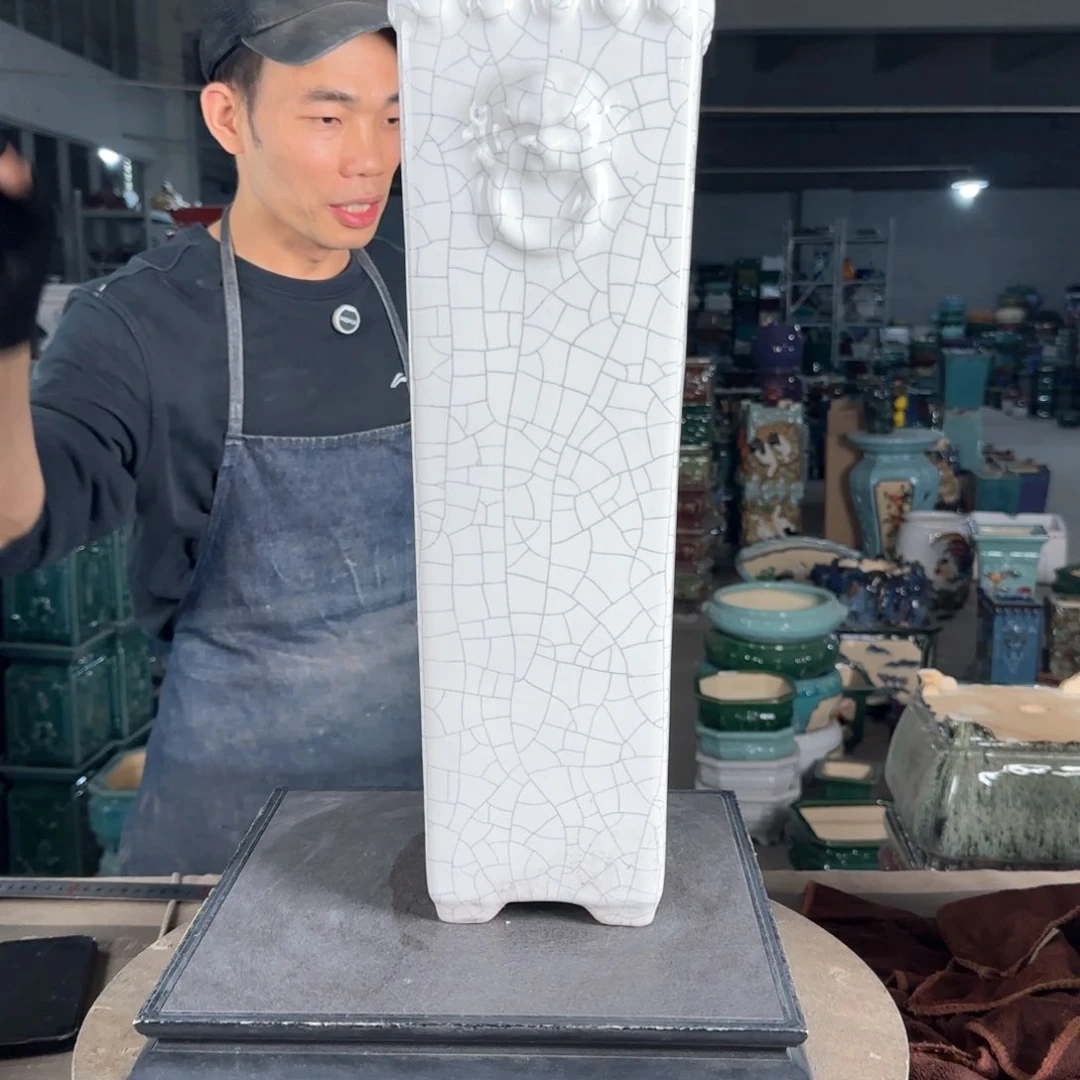 一风堂石湾花盆。微瑕