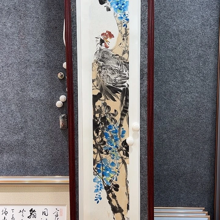 国画知鱼之乐纯手绘