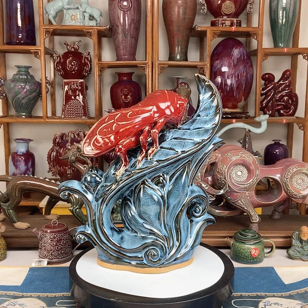 摆件五大名窑钧瓷023