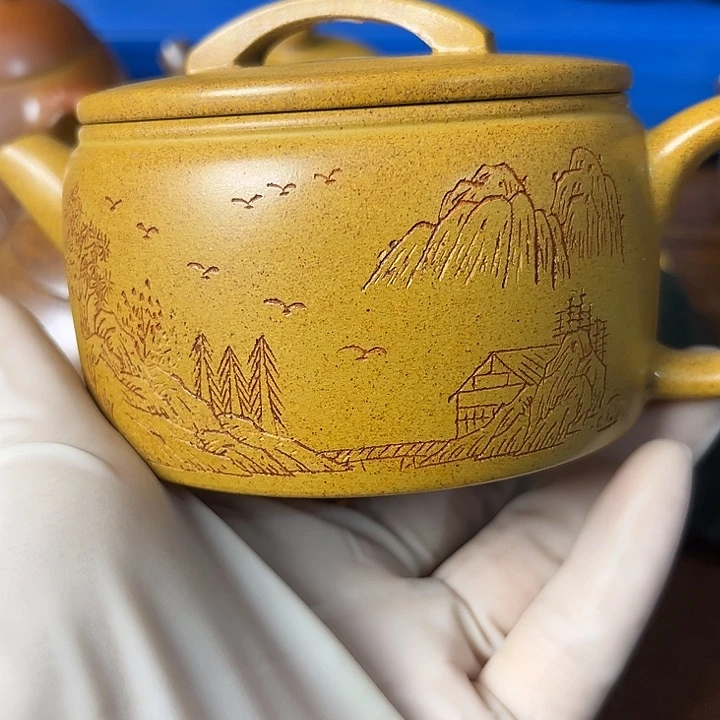 用***4紫砂茶壶紫砂微瑕