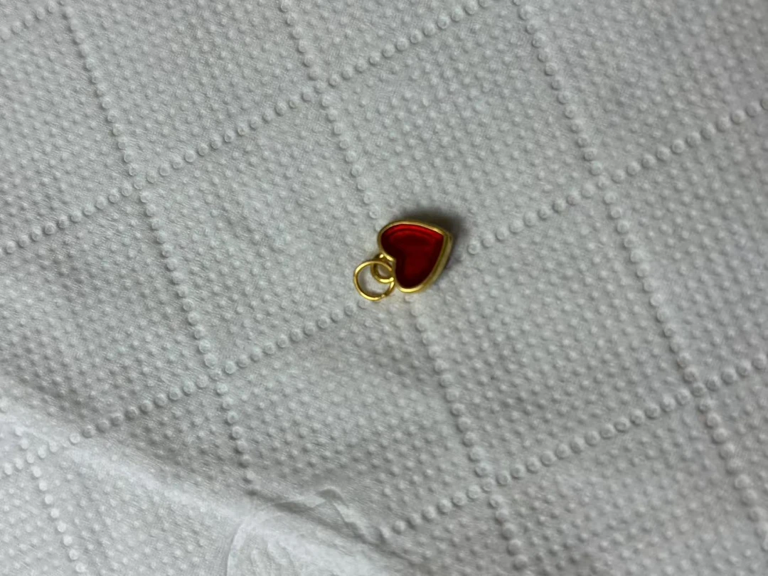 【老王黄金】足金爱心LW-006