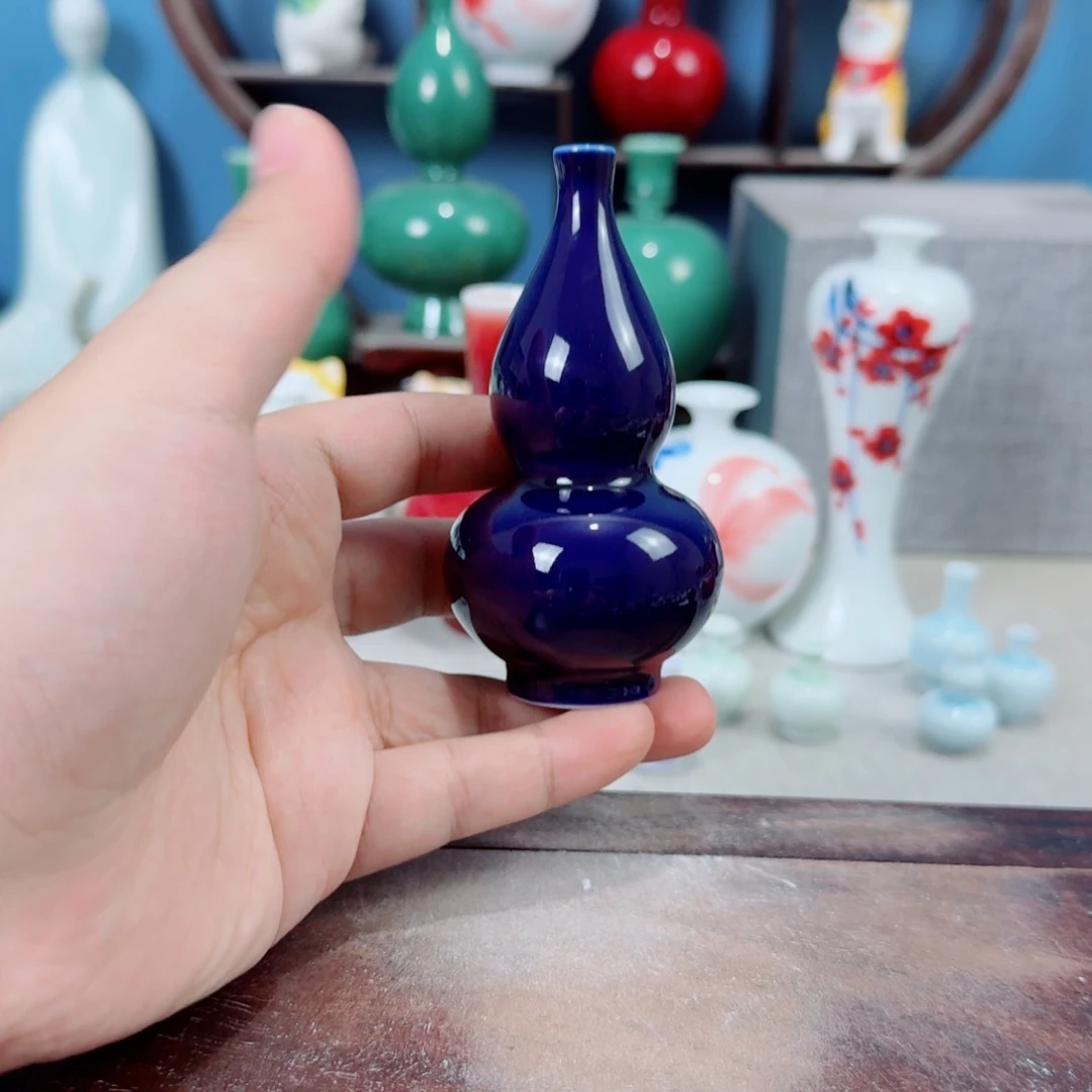 陶瓷手工小花器摆件