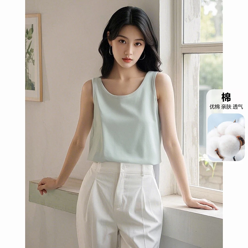 【断码清仓】2025春夏上衣棉质背心女24121811