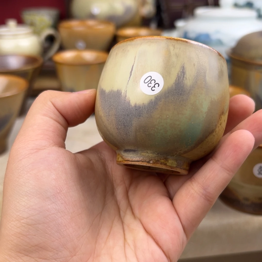 杯纯手工柴烧主人杯