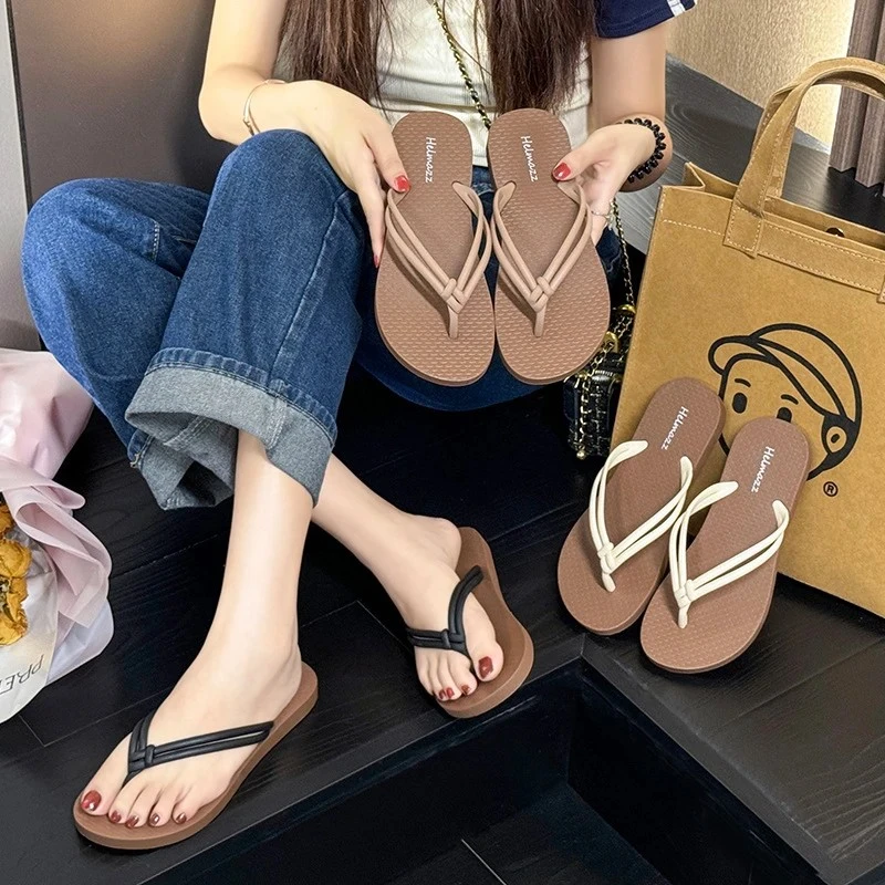 人字拖女夏季居家外穿耐磨夹脚拖鞋时尚百搭海边沙滩凉拖鞋
