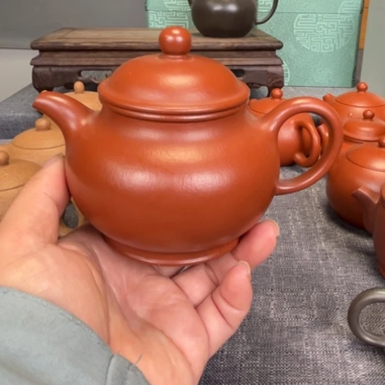 力***茶壶段泥宜兴紫砂