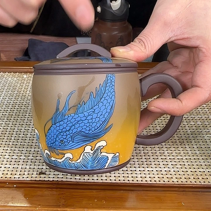 紫砂茶杯精品紫砂杯