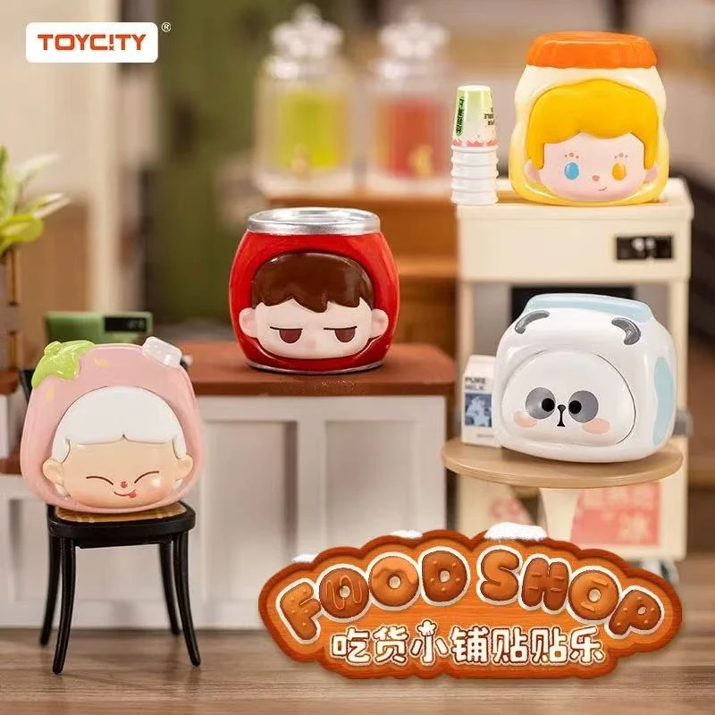 贴贴乐吃货小铺系列磁吸冰箱贴可爱公仔