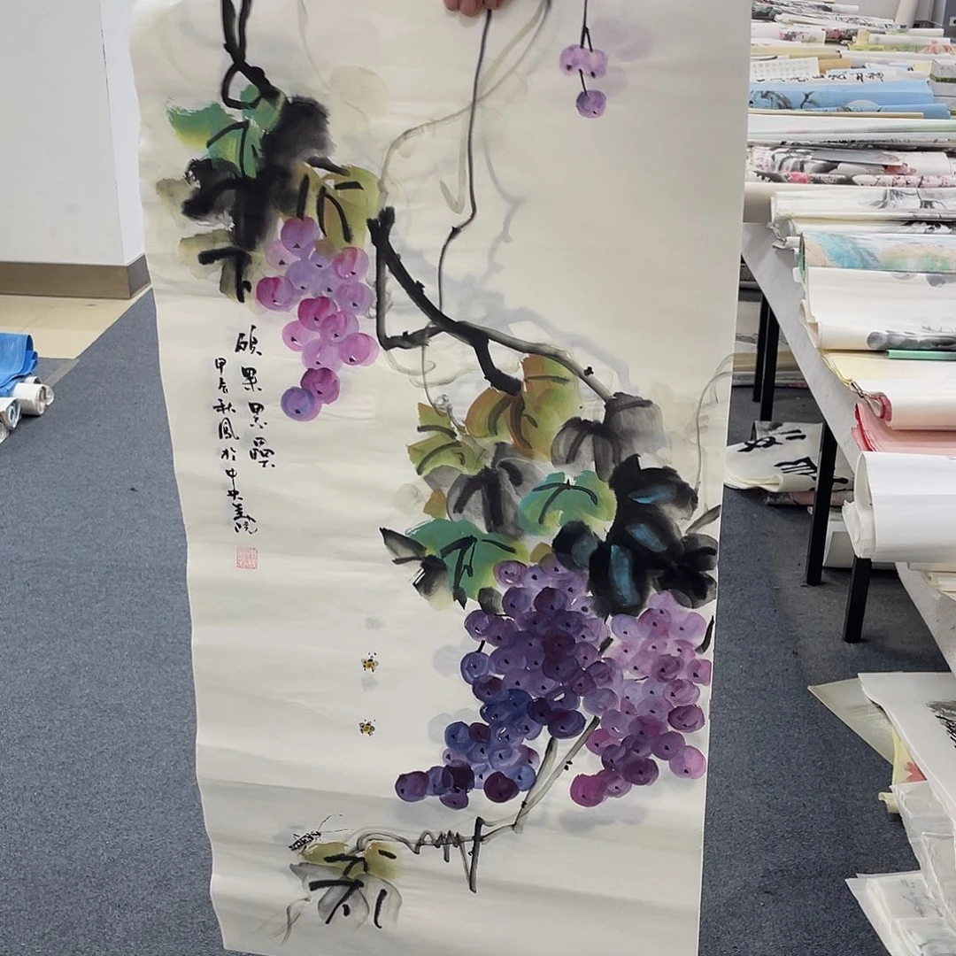 国画纯手绘字画宣纸