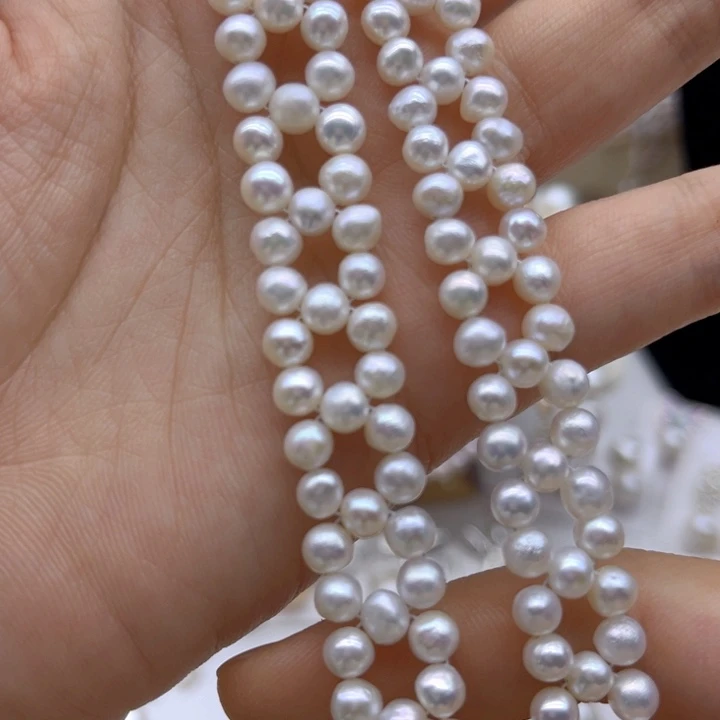 十***安未镶嵌颈饰淡水珍珠