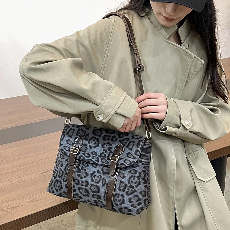 复古学院风公文包包女今年流行秋冬女韩国腋下包大容量单肩斜跨包