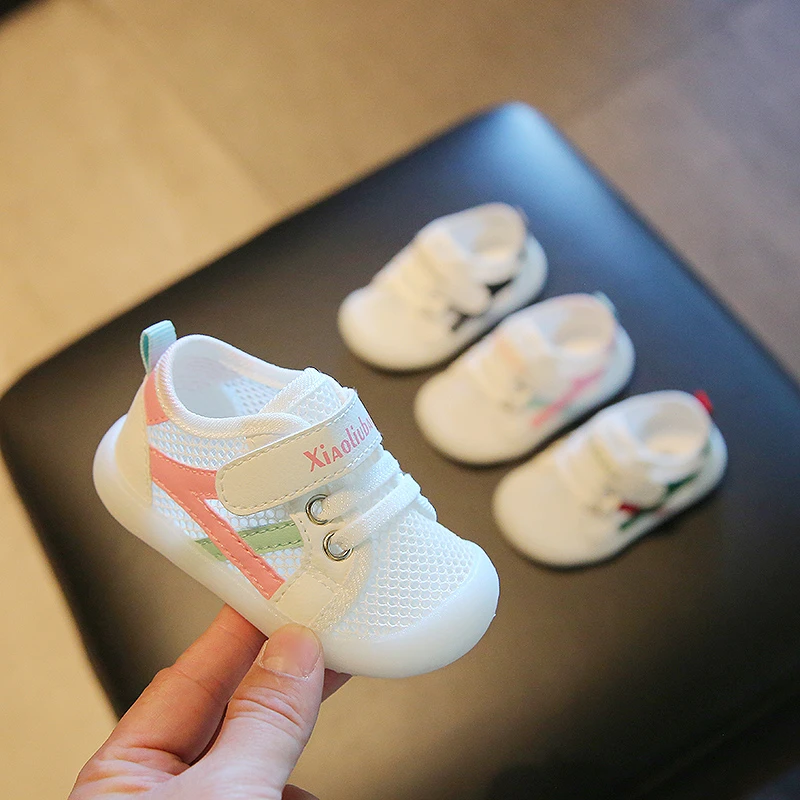夏季婴儿鞋透气1-2岁学步鞋女宝宝软底男童鞋子小童鞋子男网鞋