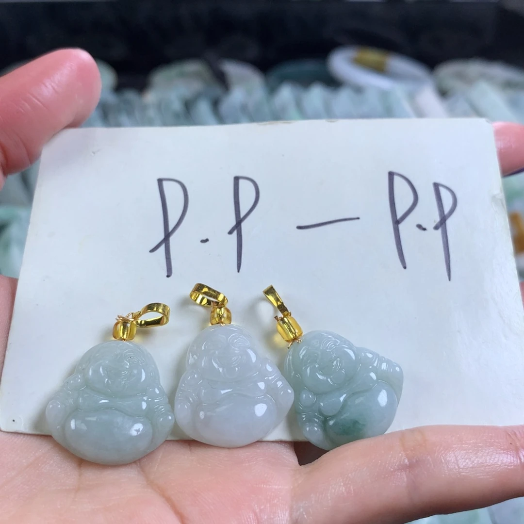 翡翠未镶嵌颈饰多样性发一件