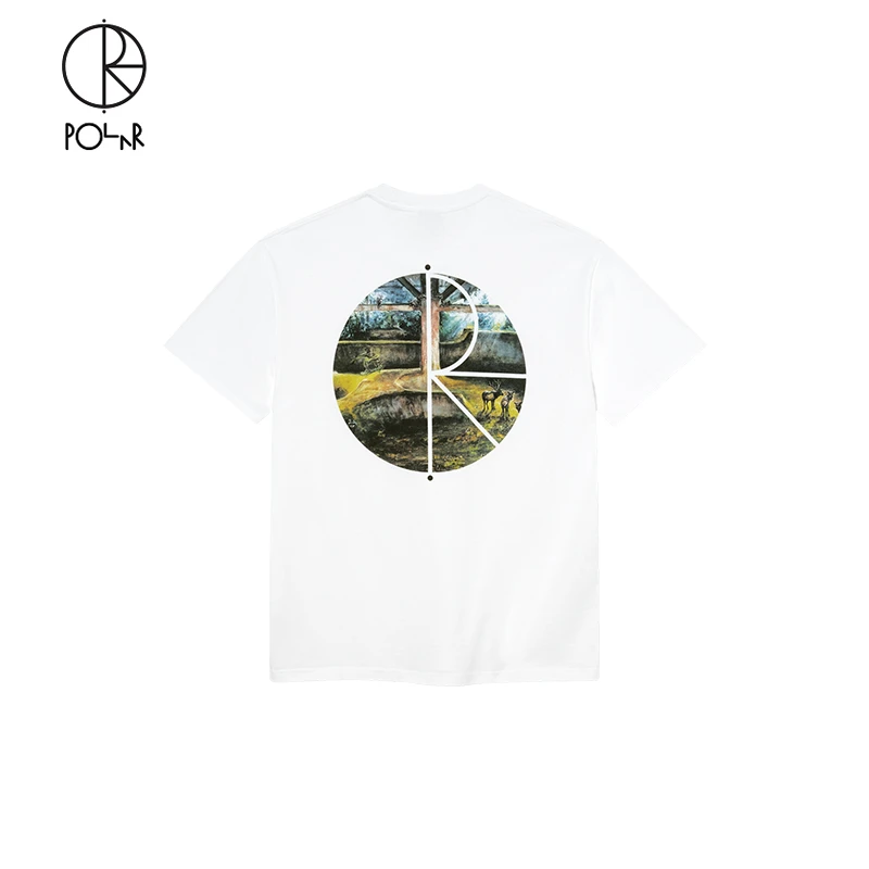 Polar Skate Co Fill Logo Burnside 2084 Tee 后背大印花短袖T恤