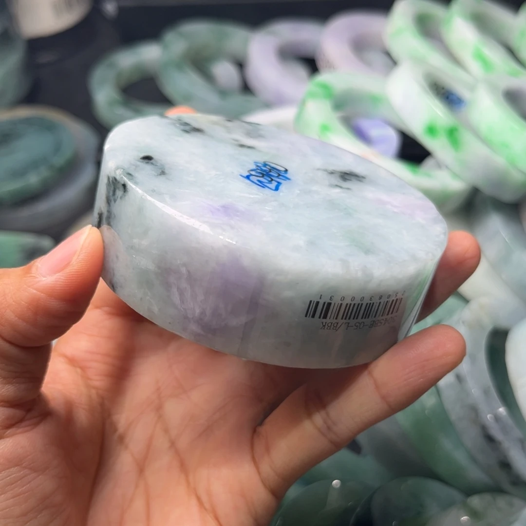 未镶嵌翡翠手镯未镶嵌定制翡翠