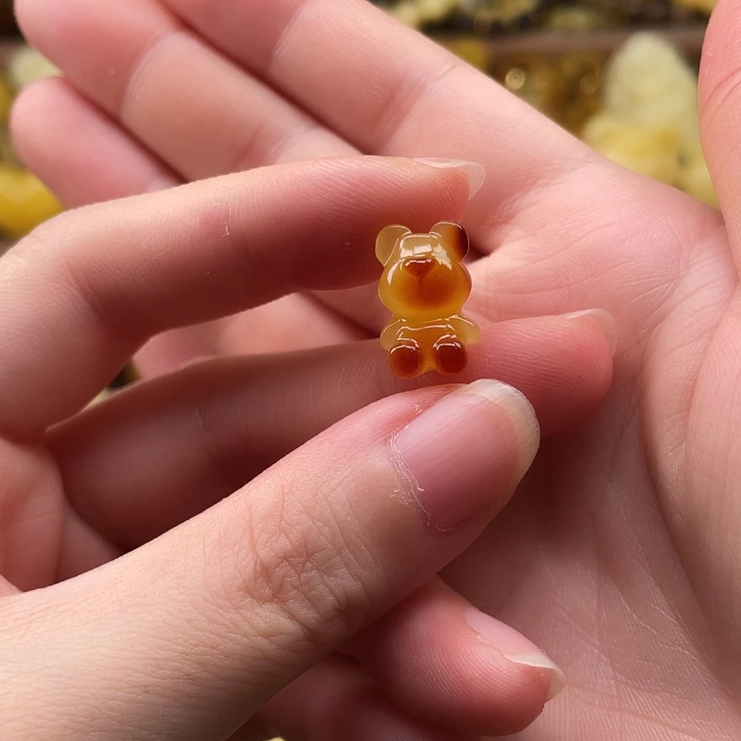 未镶嵌琥珀珠宝奇石小***号