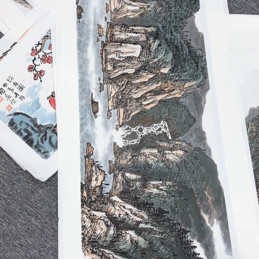 国画全**休绘画王老师作品180.50