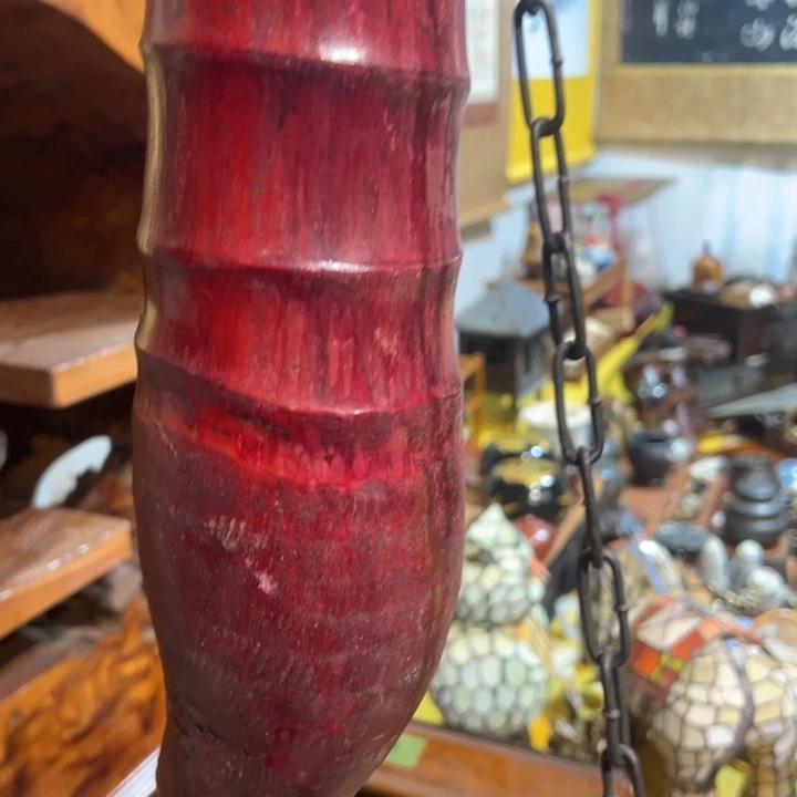 于***人竹中古工艺品摆件
