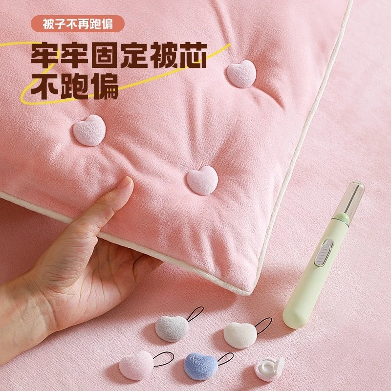 被子固定器新款无针安全隐形被套褥芯被罩防滑不跑角定位神器夹扣