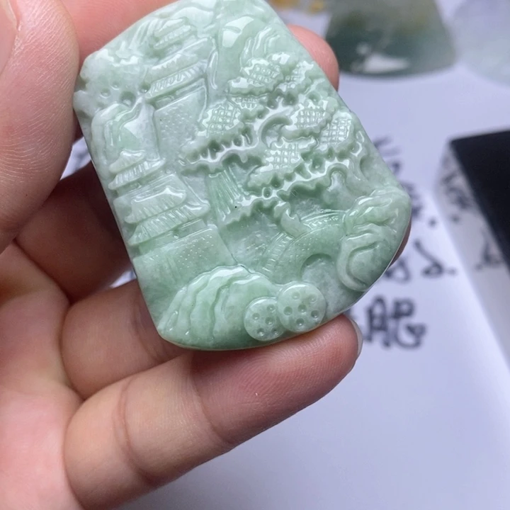 颈饰未镶嵌翡翠翡翠