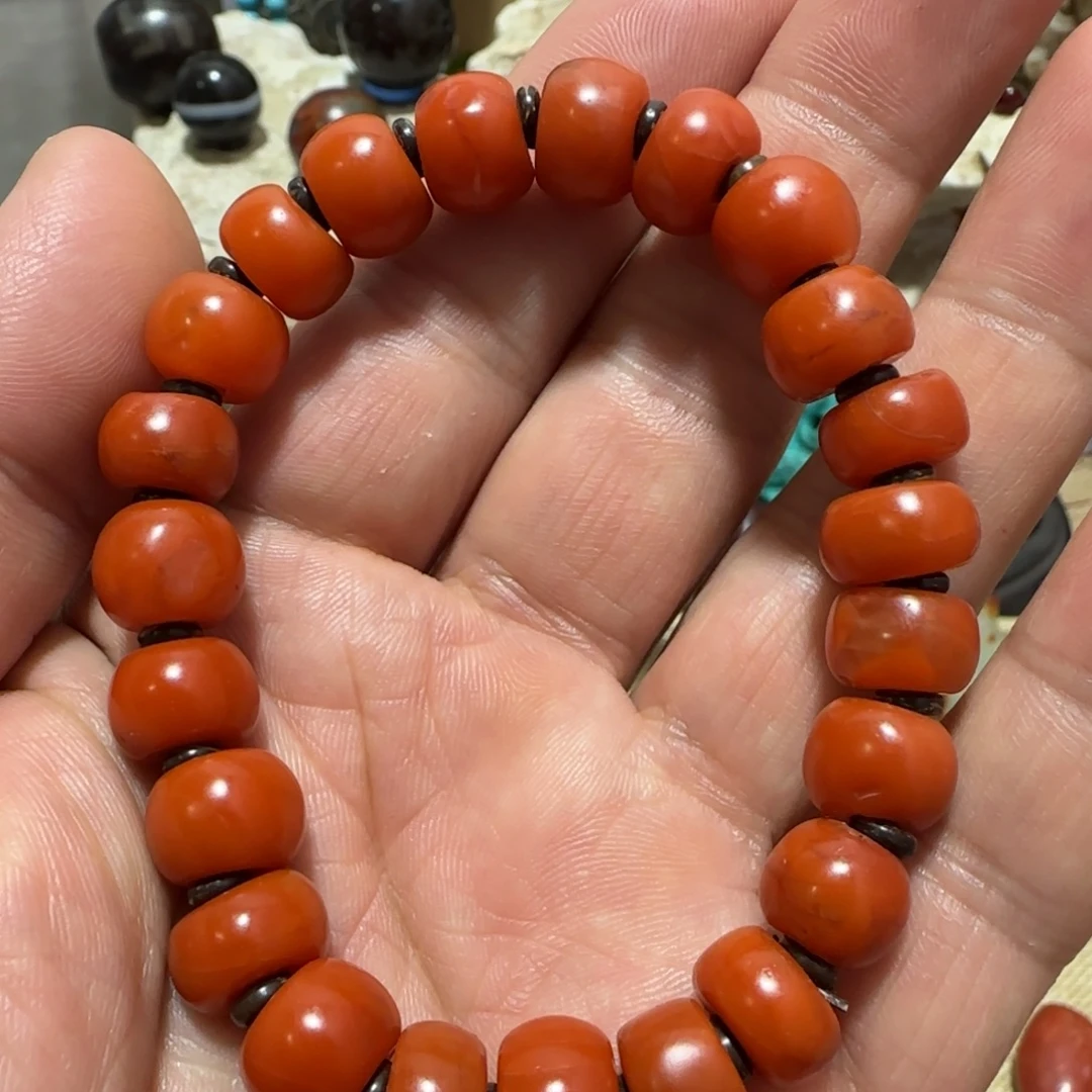 苏***河玻璃DIY珠子吊坠珠子手串