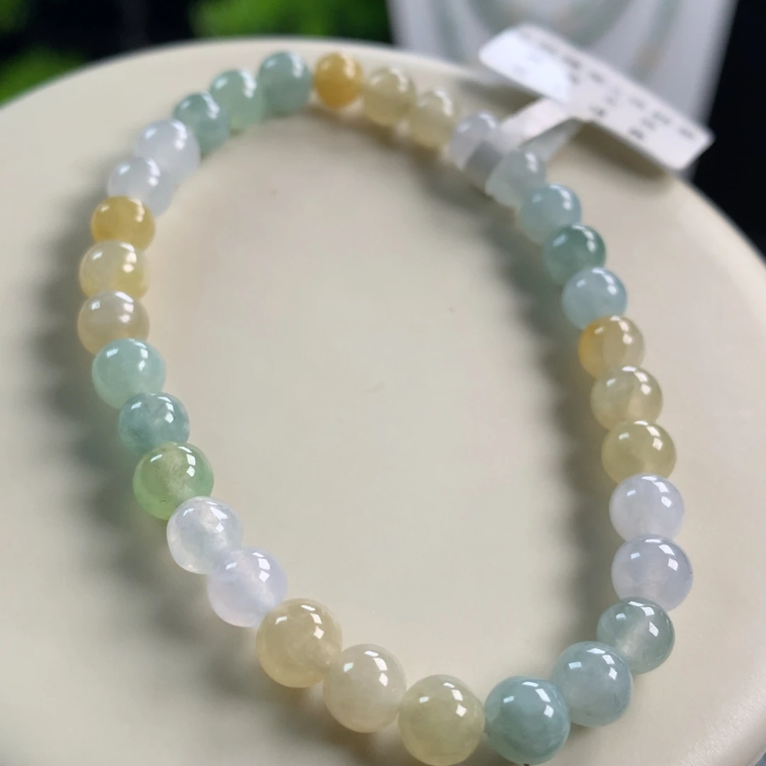 翡翠未镶嵌手链卡6