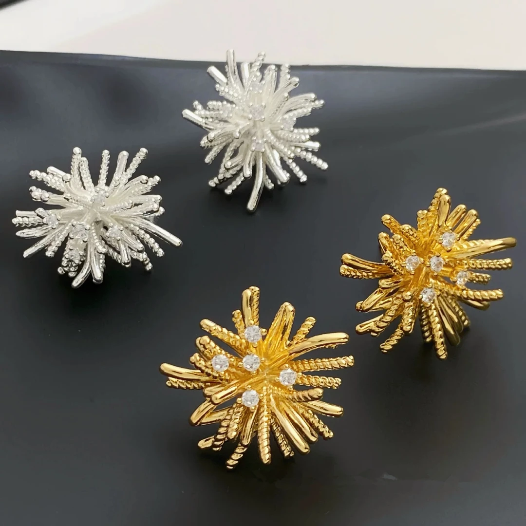 925银针耳饰 【A15号】小众设计感时尚烟花气质独特耳钉