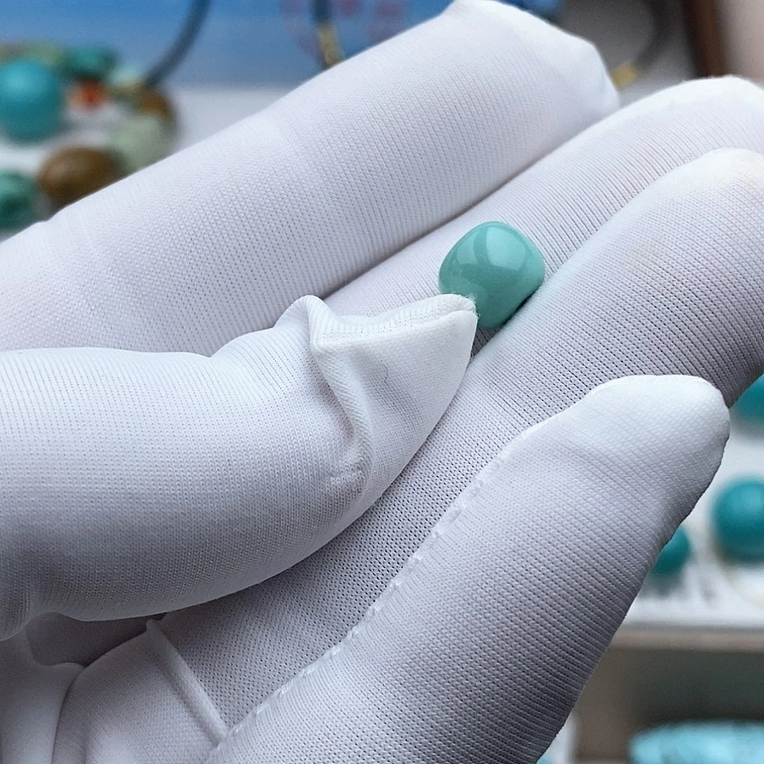 绿松石未镶嵌老型珠