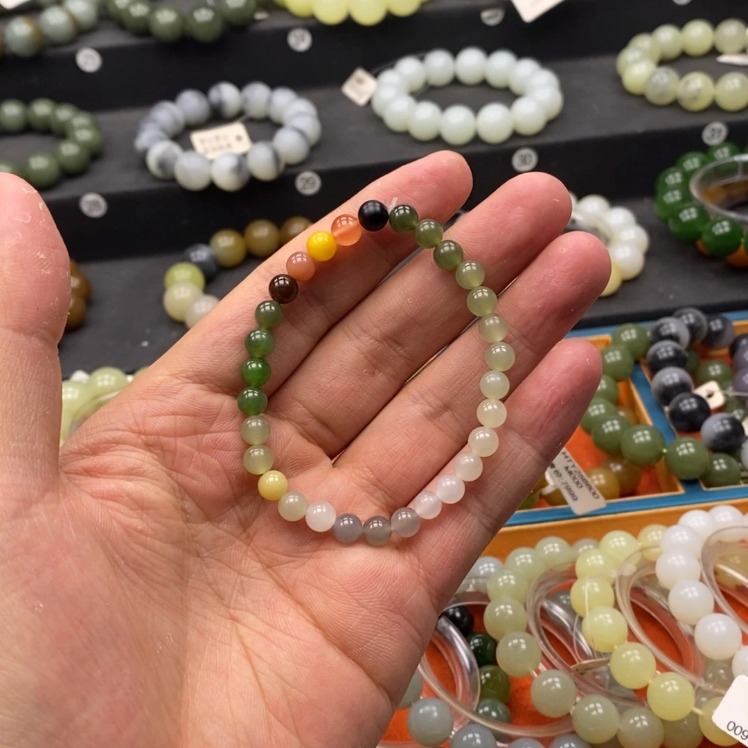 和田玉未镶嵌手链