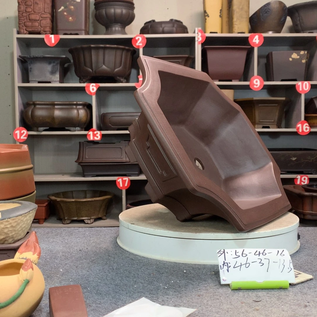 宜兴紫砂花盆精品